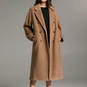Aritzia Babaton Slouch Oversized Coat in Camel